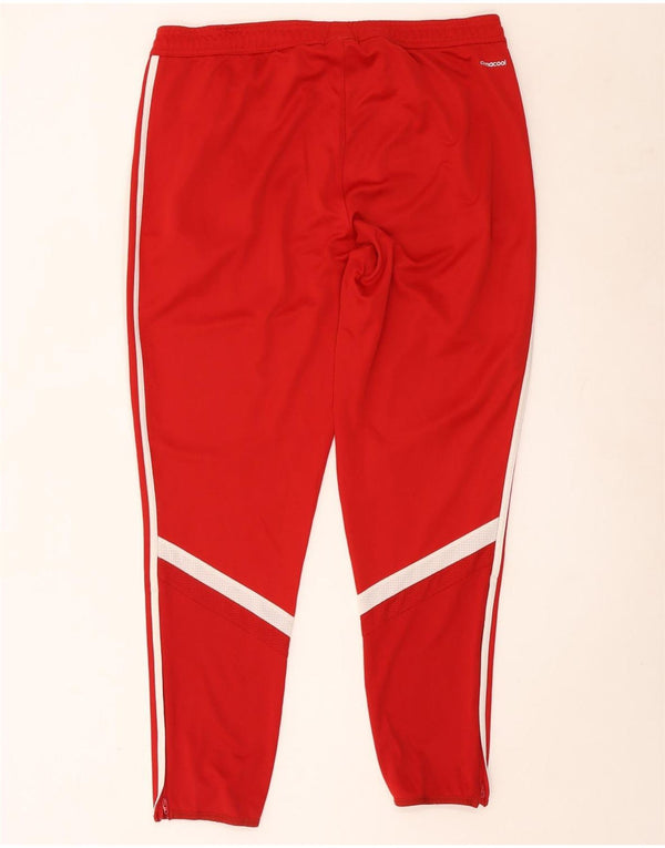 Pantaloni da tuta Adidas Climacool da uomo XL Poliestere color block rosso