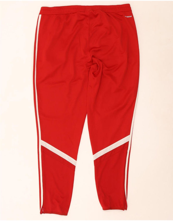 Pantaloni da tuta Adidas Climacool da uomo XL Poliestere color block rosso