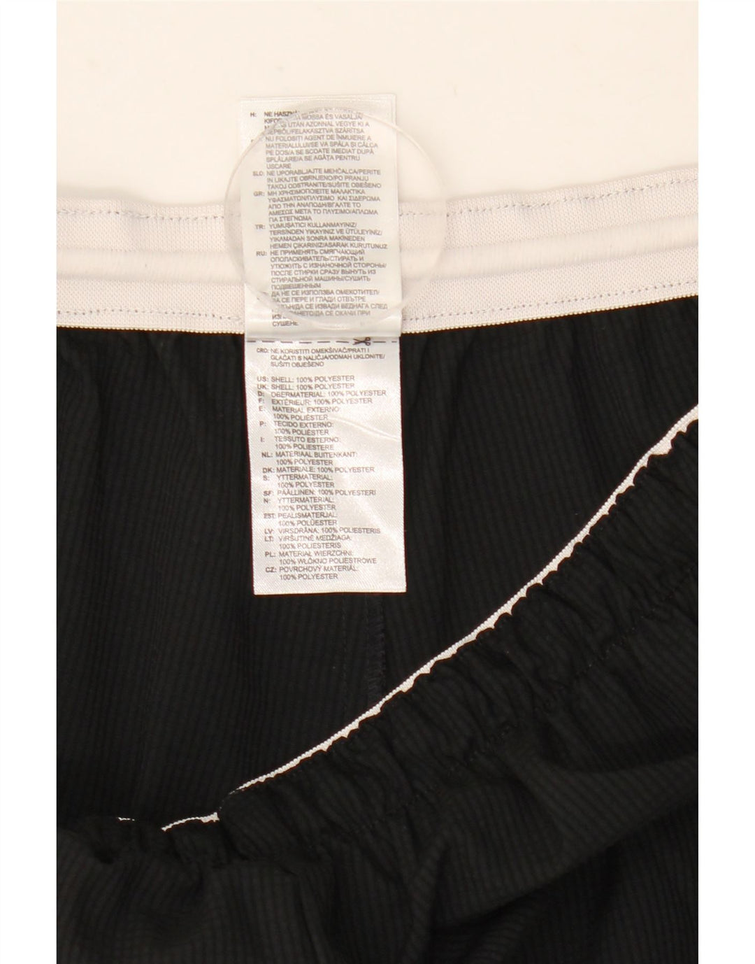 Pantaloncini sportivi da uomo Adidas Medium Black Colourblock in poliestere