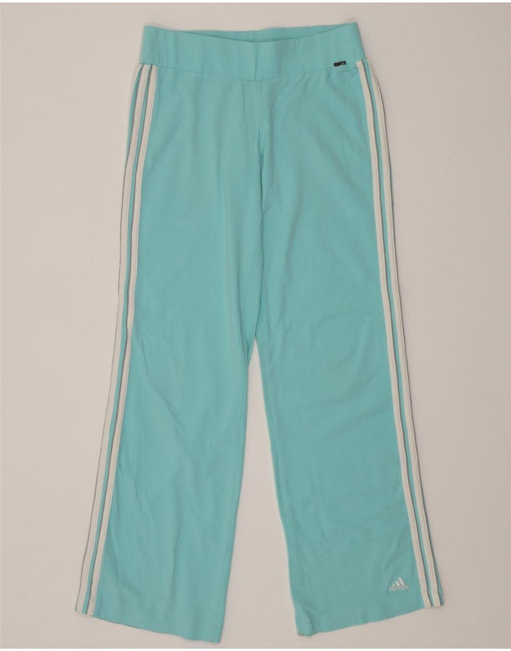 Pantaloni da tuta regolari da donna Adidas in cotone turchese medio