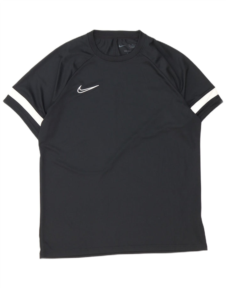 T-shirt Nike da uomo Dri Fit Top XL poliestere color block nero