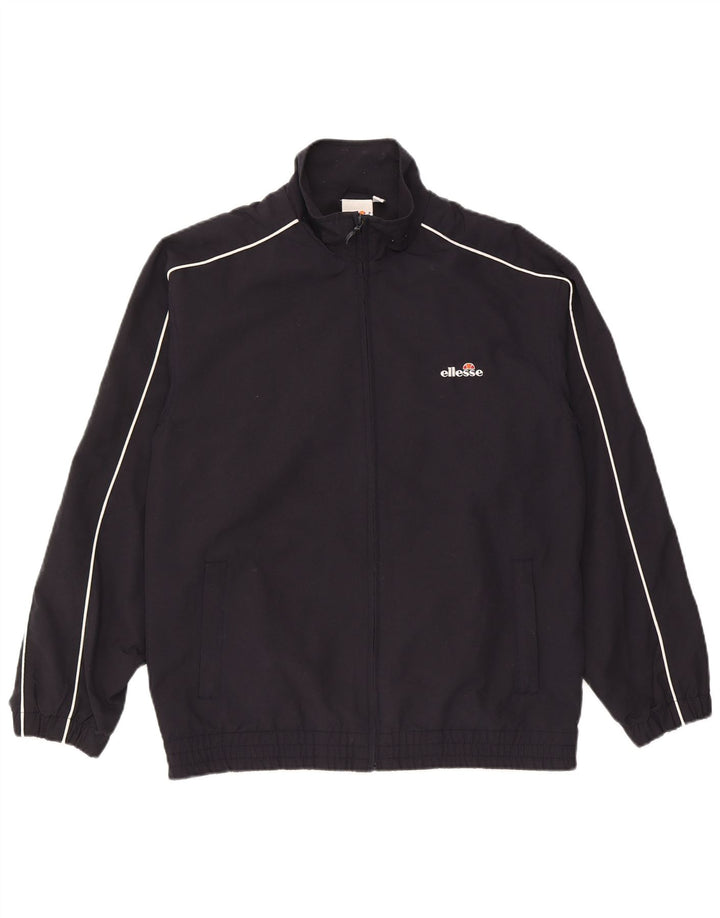 Giacca da tuta da uomo Ellesse UK 38/40 Poliestere blu navy medio