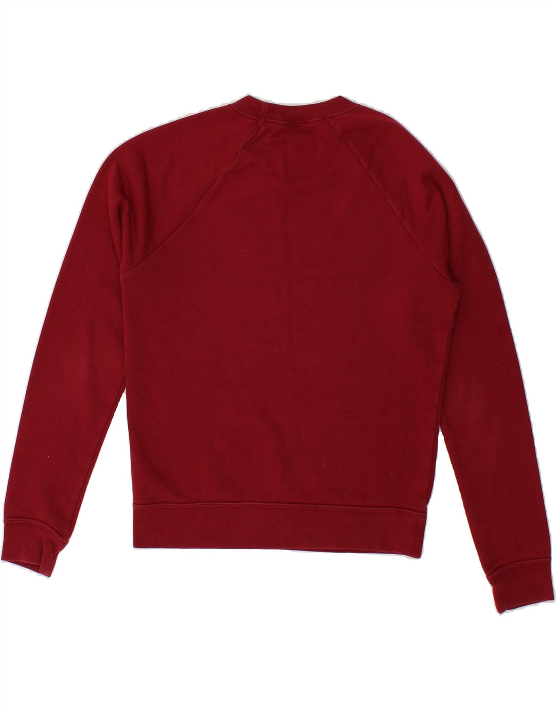 NIKE Womens Oversized Sweatshirt Jumper UK 6 XS Red Cotton Vintage Nike and Second-Hand Nike from Messina Hembry 