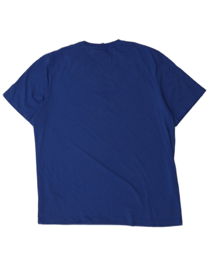 T-shirt Nike Dri Fit da uomo Top 2XL in cotone blu