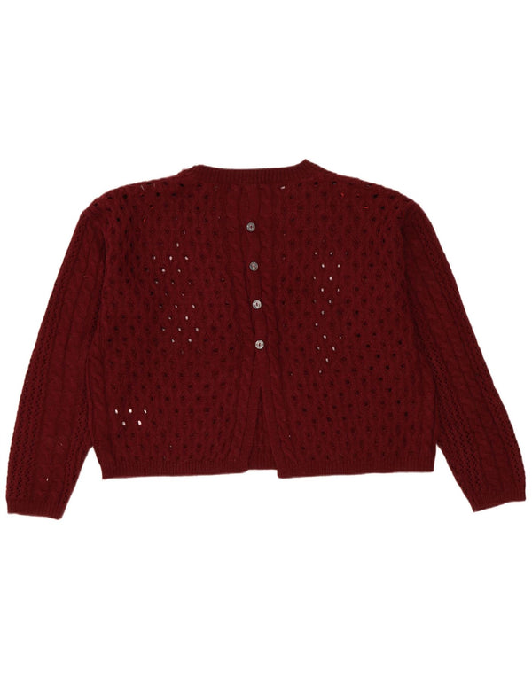 Marks & Spencer Maglione da donna con scollo a barchetta trasparente UK 12 Medium Bu
