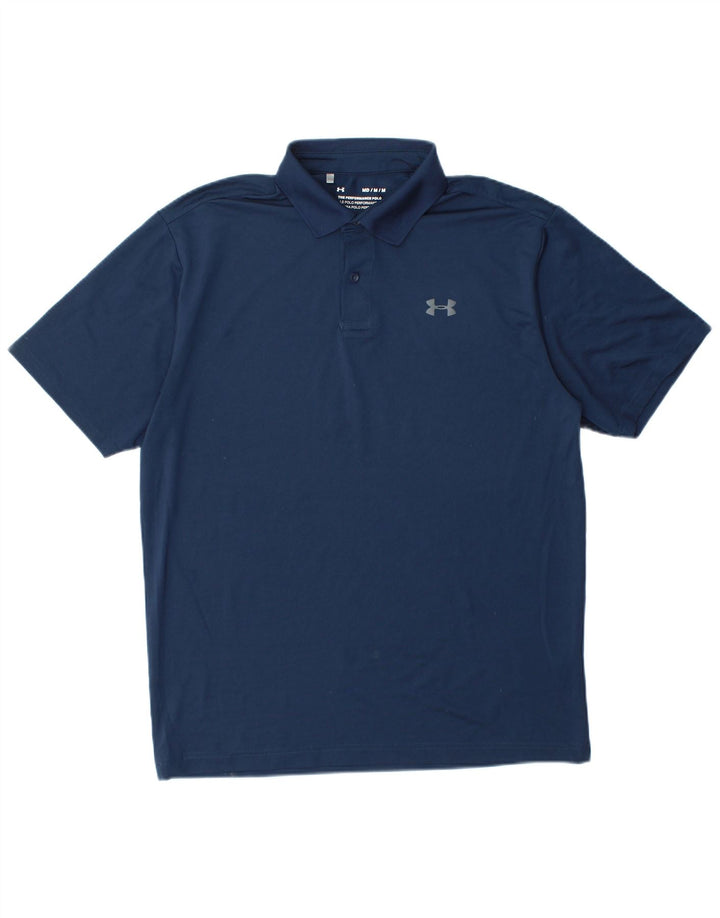 Polo da uomo UNDER ARMOUR Heat Gear media poliestere blu navy