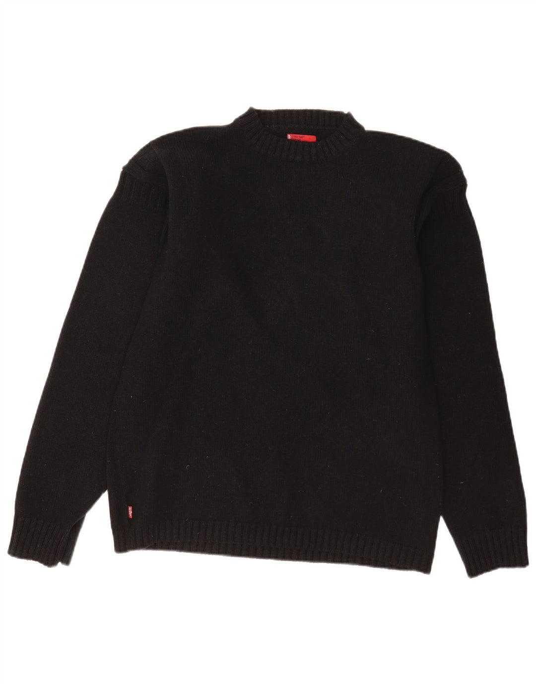 Levi's Uomo Maglione Girocollo Maglione Grande Lana d'agnello Nera