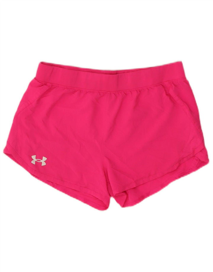 Pantaloncini sportivi per bambina UNDER ARMOUR 11-12 anni Large in poliestere rosa