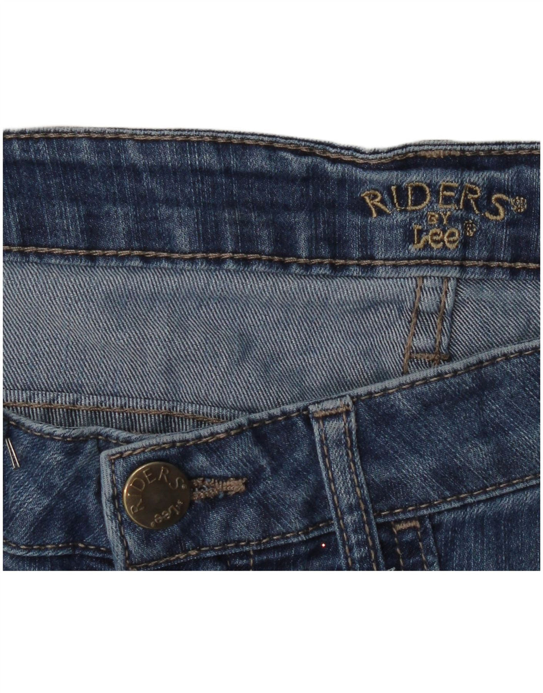 Jeans Lee Riders Capri da donna W34 L18 Blu