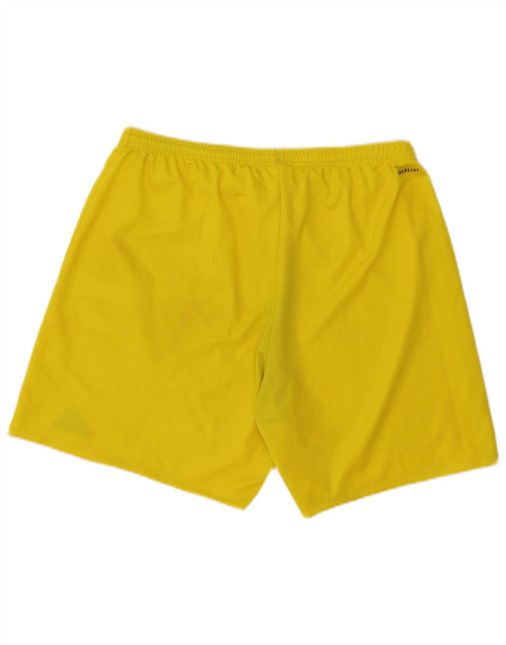 Pantaloncini sportivi Adidas Aeroready da uomo XL in poliestere giallo