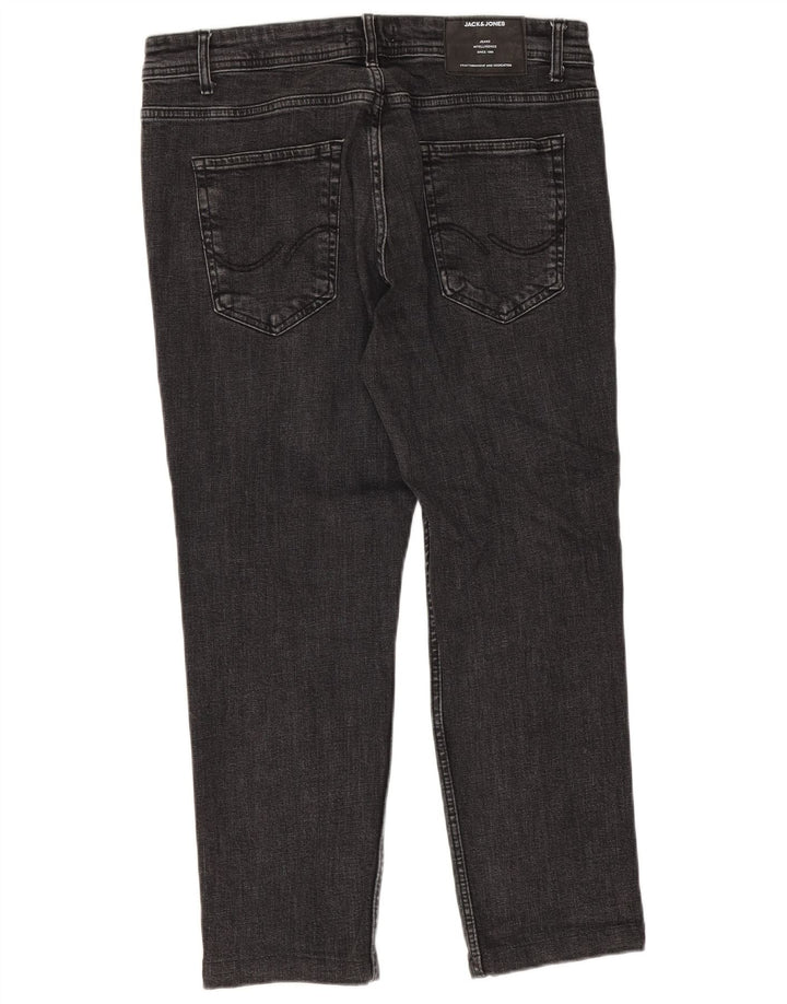 Jeans corti da uomo Jack & Jones W34 L25 Grigi