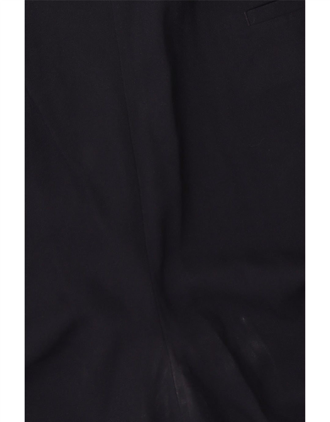 Pantaloni chino regolari da uomo Marks & Spencer W42 L30 poliestere blu navy