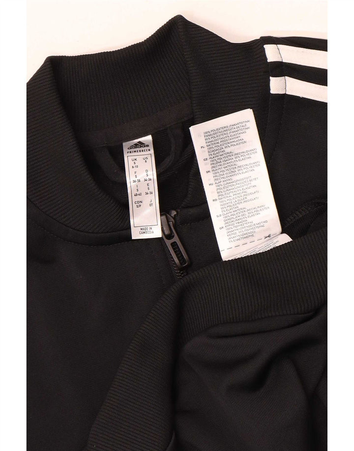 Giacca da tuta da donna Adidas UK 8/10 Small Poliestere nero