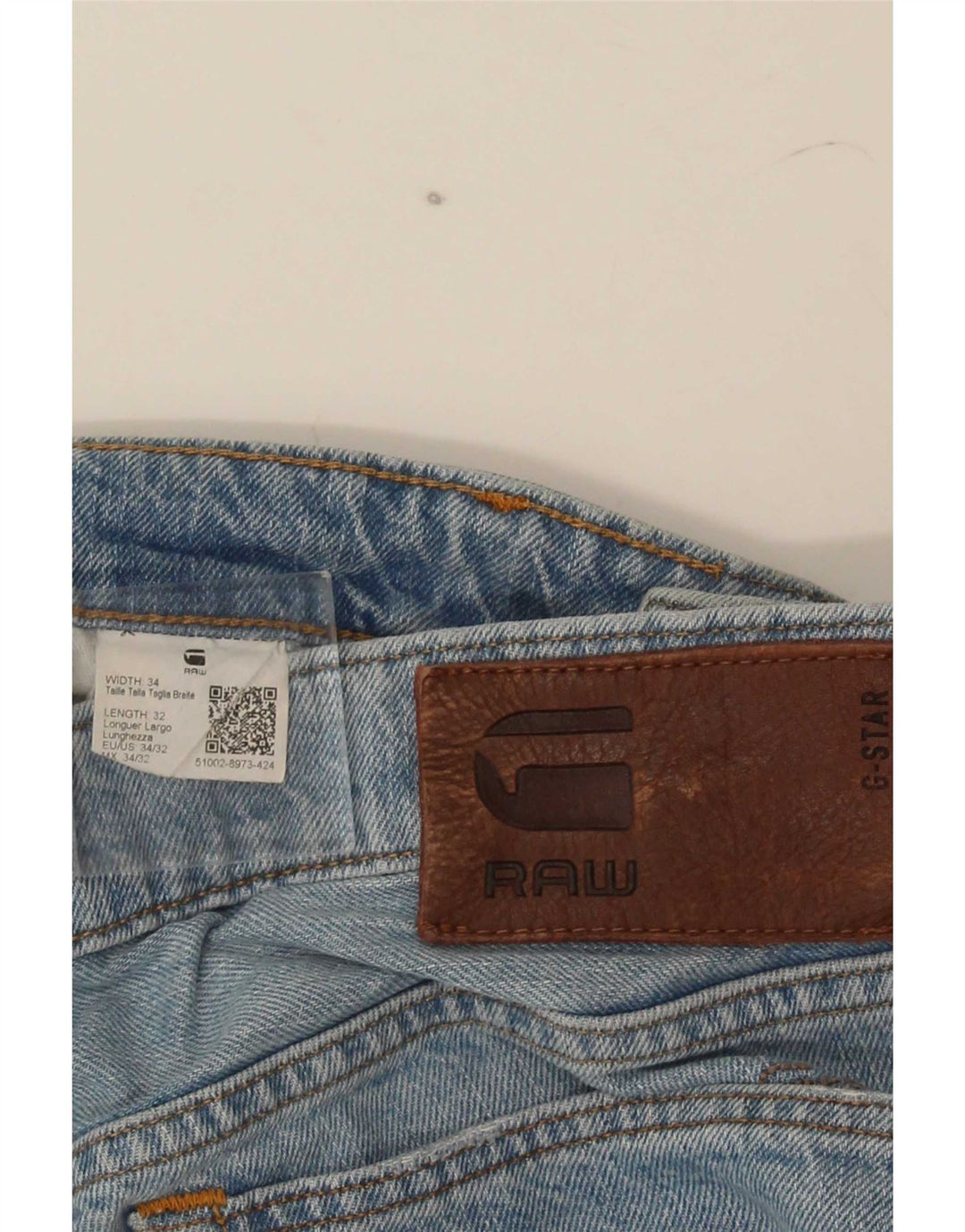 Jeans slim da uomo G-Star 3301 W34 L32 Blu