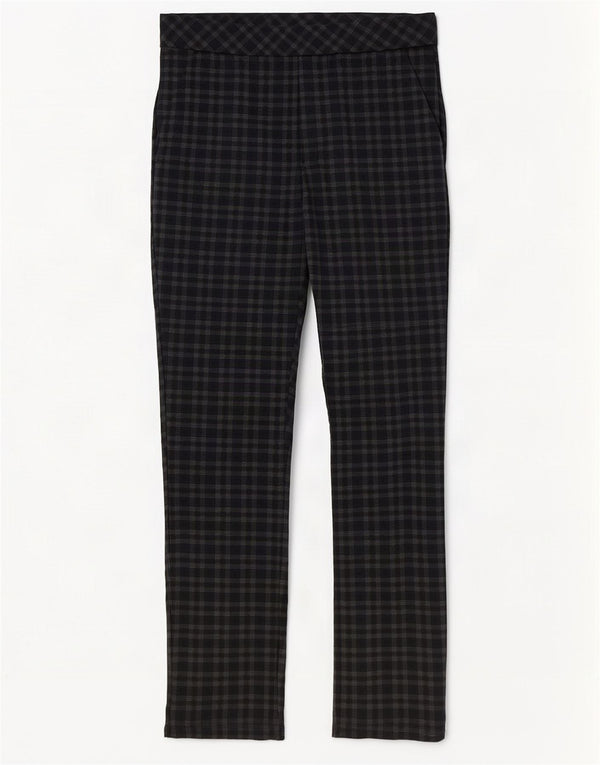 Pantaloni casual da donna Marks & Spencer UK 12 medi W30 L29 quadri marroni