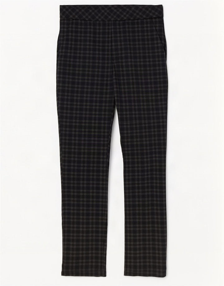 Pantaloni casual da donna Marks & Spencer UK 12 medi W30 L29 quadri marroni
