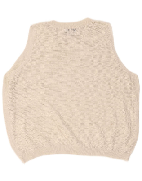 Canotta da donna Marks & Spencer UK 18 XL a righe bianche