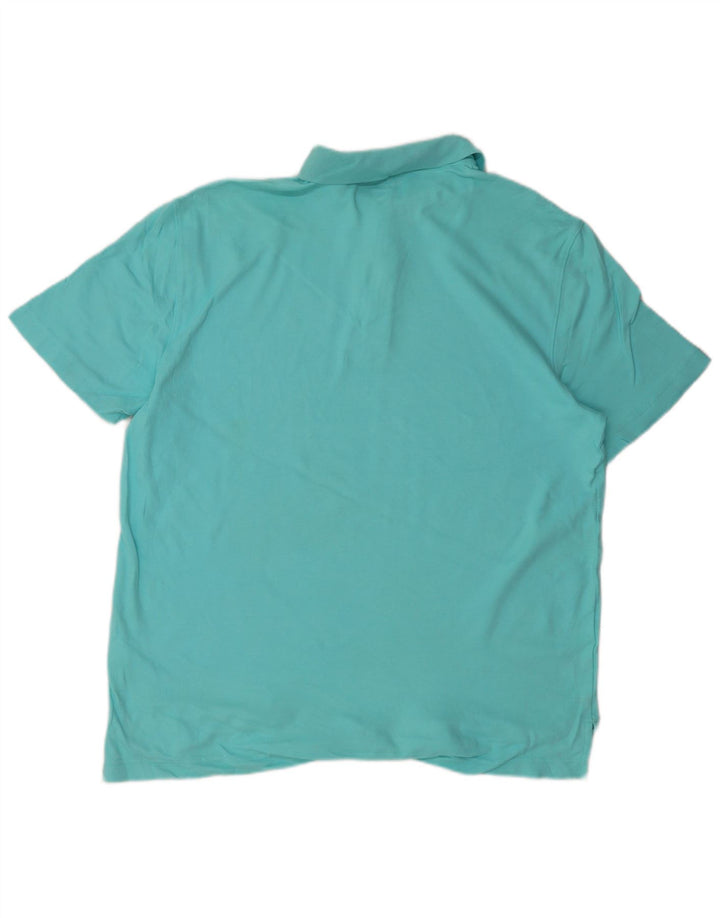 Polo da uomo IZOD grande in cotone blu
