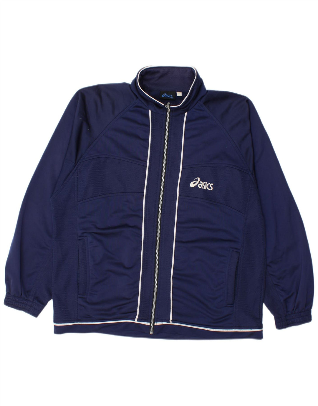 Giacca da ginnastica da uomo Asics piccola blu navy