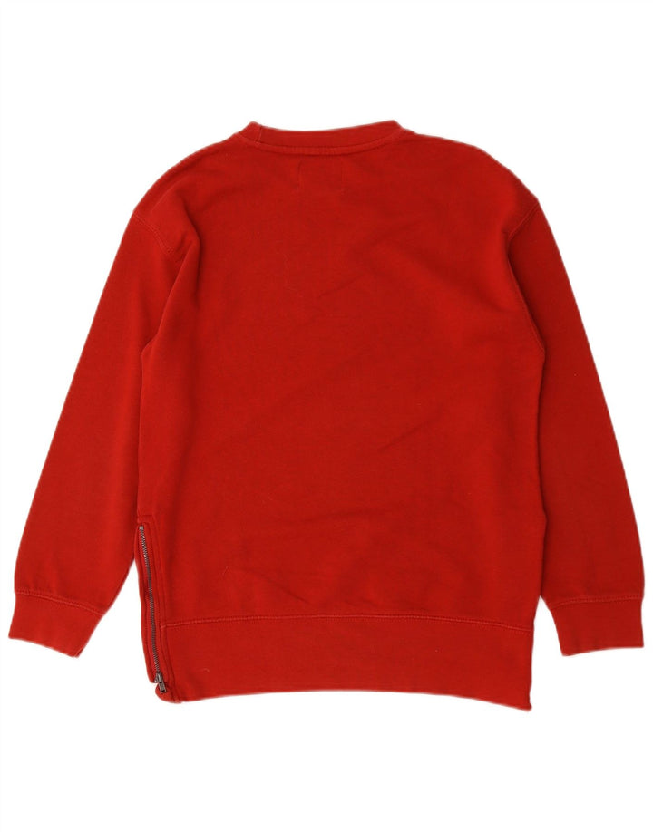 Felpa Maglia Zara Bambina 9-10 Anni Rossa