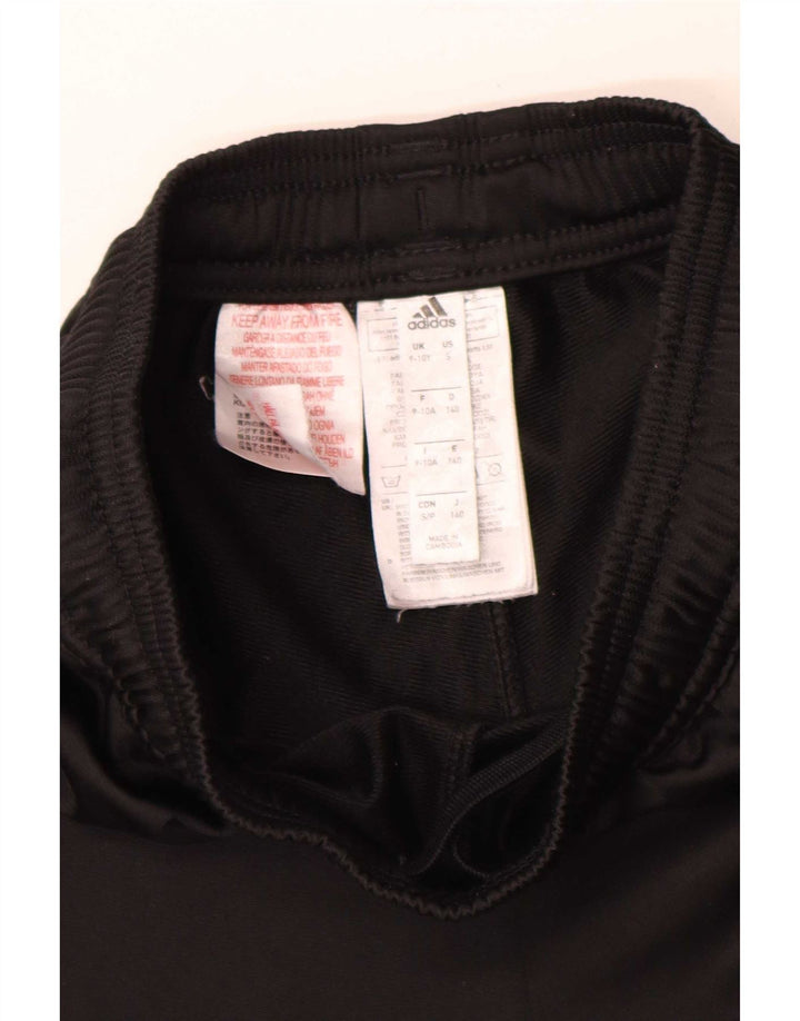 Pantaloni della tuta da ragazzo Adidas 9-10 anni in poliestere nero