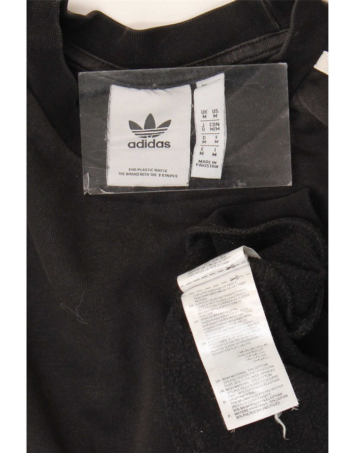 Felpa Adidas Uomo Maglione Medio Nero Cotone