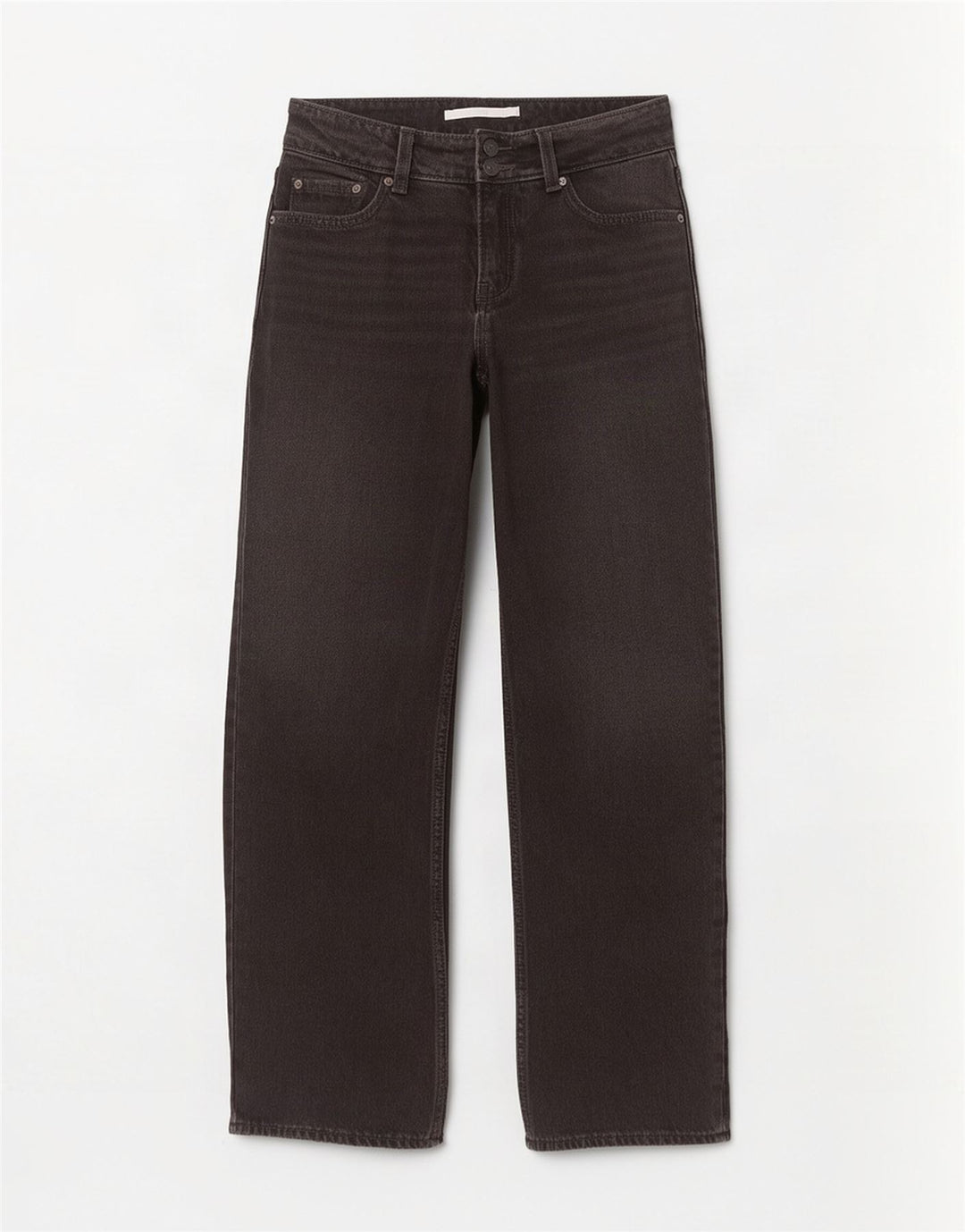 Jeans Levi's a gamba larga da donna W24 L32 neri