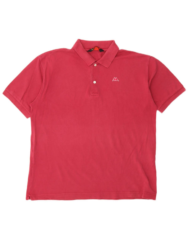 Polo Kappa Uomo XL Rosa Cotone