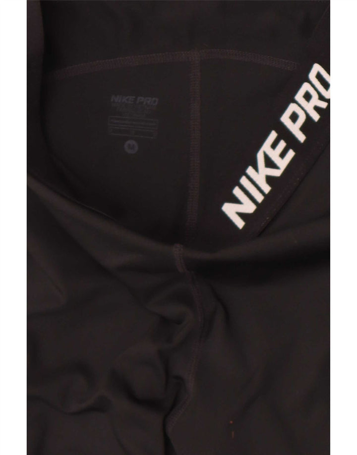 Leggings Nike Dri Fit Graphic Capri da donna UK 12 medio nero
