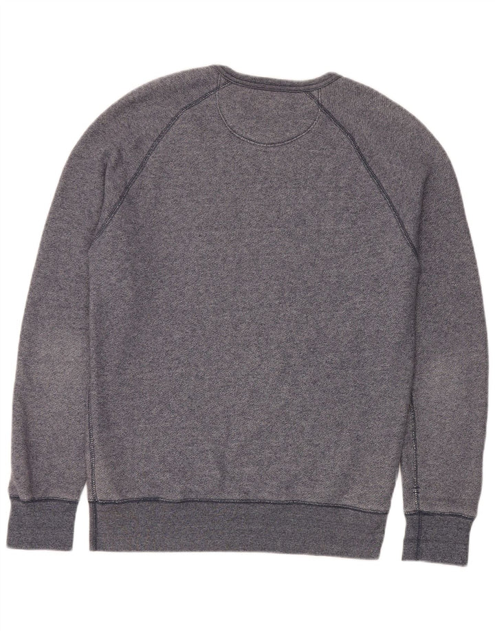 Levi's Felpa da uomo con vestibilità standard, maglione piccolo, in cotone screziato blu navy