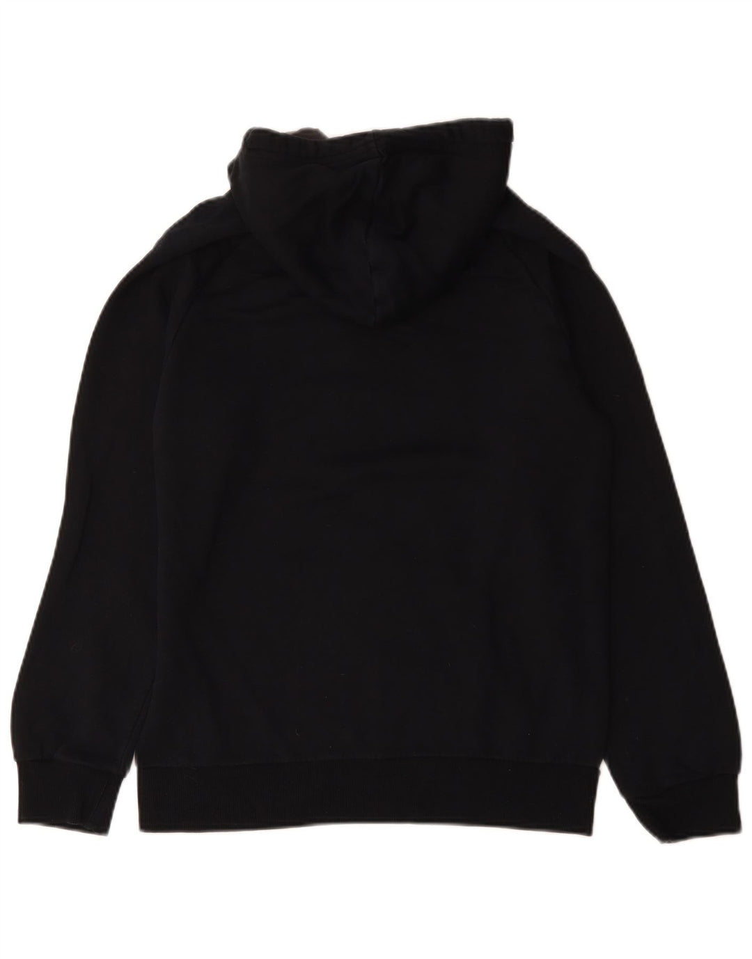 Felpa con cappuccio grafica da uomo Adidas, cotone medio nero