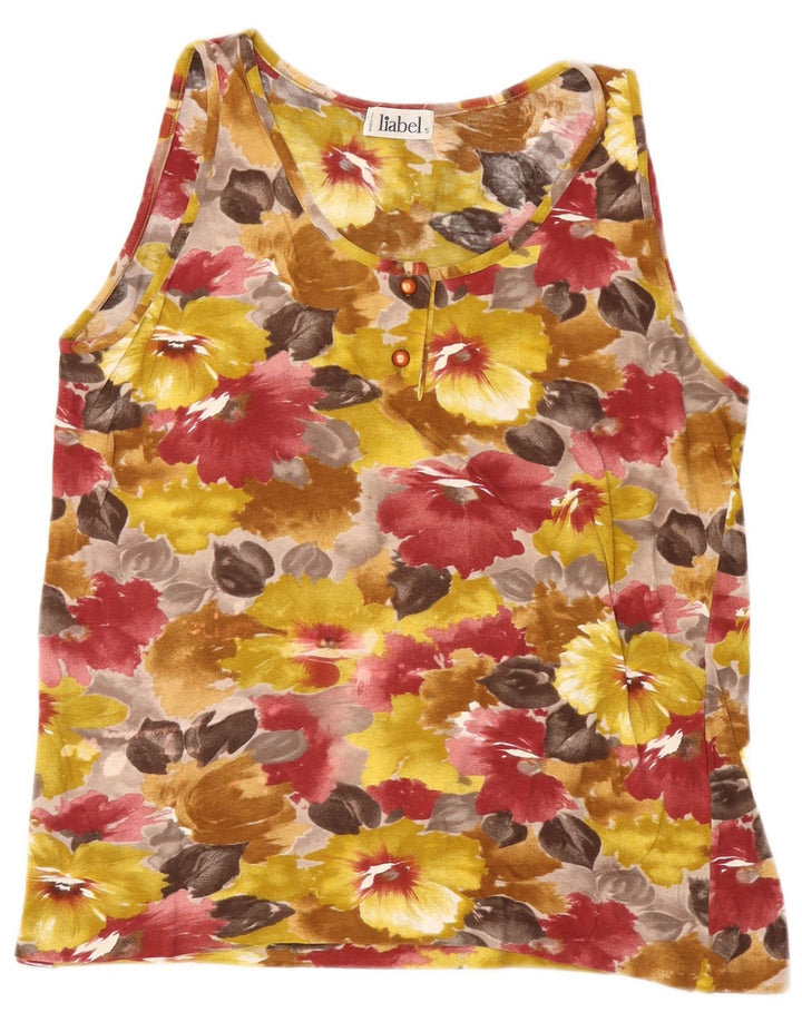Canotta da donna Liabel UK 14 Cotone floreale multicolore medio