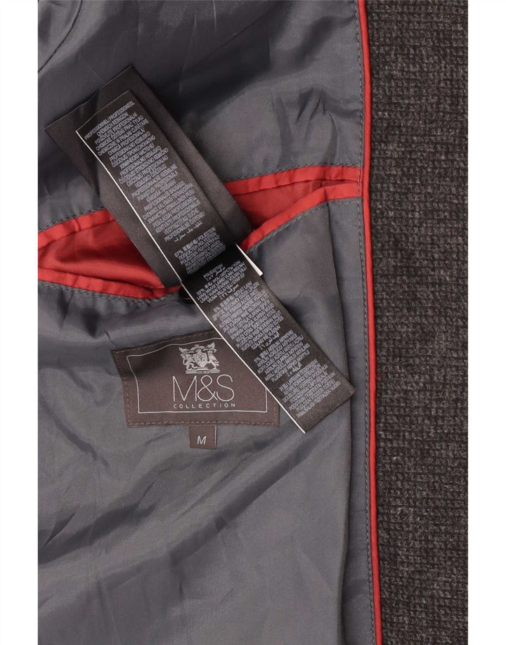 Cappotto da uomo Marks & Spencer UK 38 Poliestere grigio medio