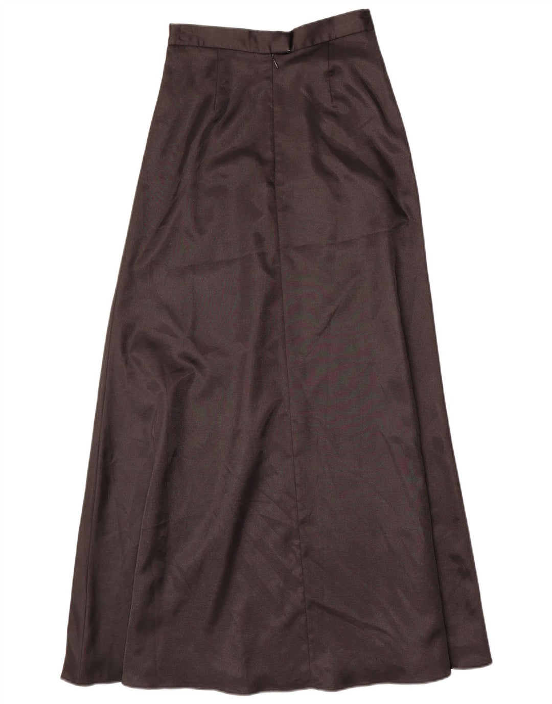 Gonna lunga da donna vintage UK 6 XS W24 poliestere nero