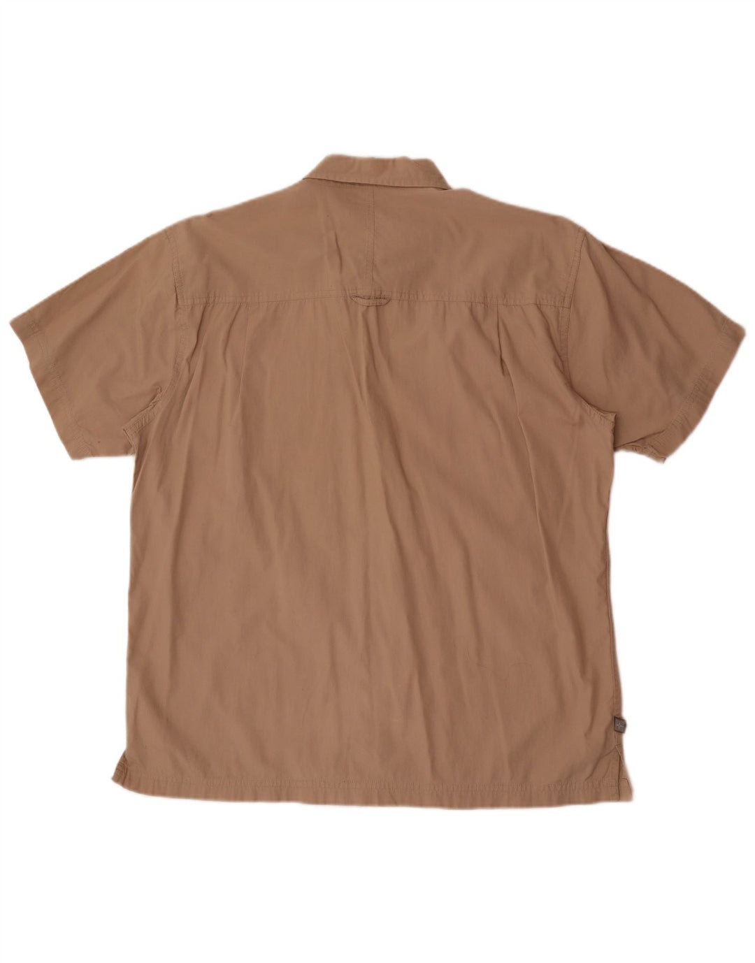 Camicia da uomo a maniche corte, vestibilità regolare, Mountain Warehouse, grande, beige