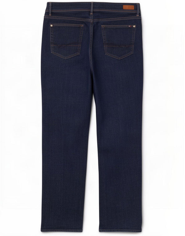 Tommy Hilfiger Womens Paris Classic Fit Straight Jeans W32 L30 Navy Blue