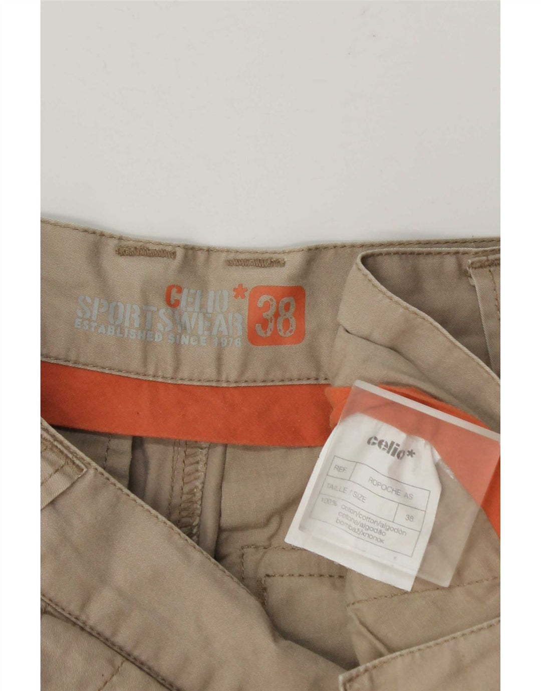 Pantaloncini cargo da uomo Celio W38 XL cotone kaki