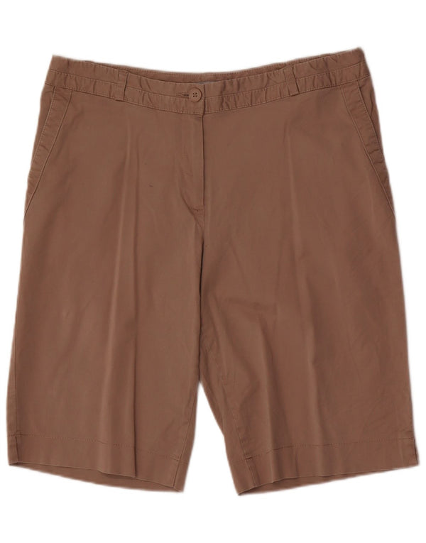 Pantaloncini chino da donna Marks & Spencer UK 16 Large W34 Cotone beige