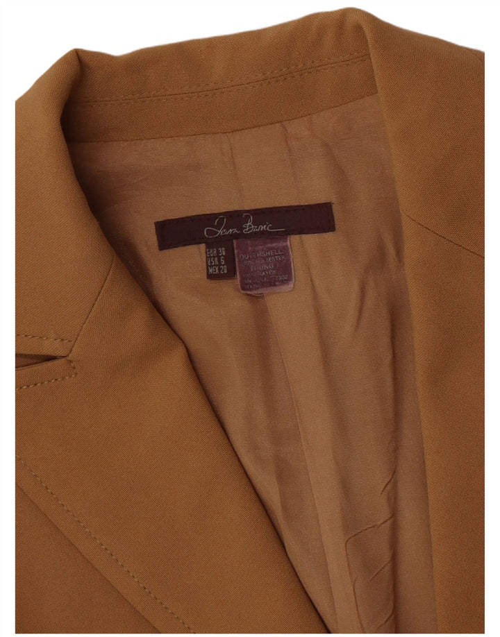 Giacca blazer a 2 bottoni da donna Zara EU 38 piccola in poliestere beige