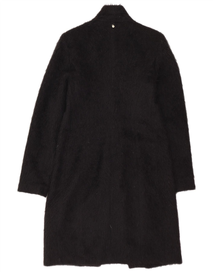 Cappotto Donna Annarita N IT 42 Medio Nero Lana Alpaca