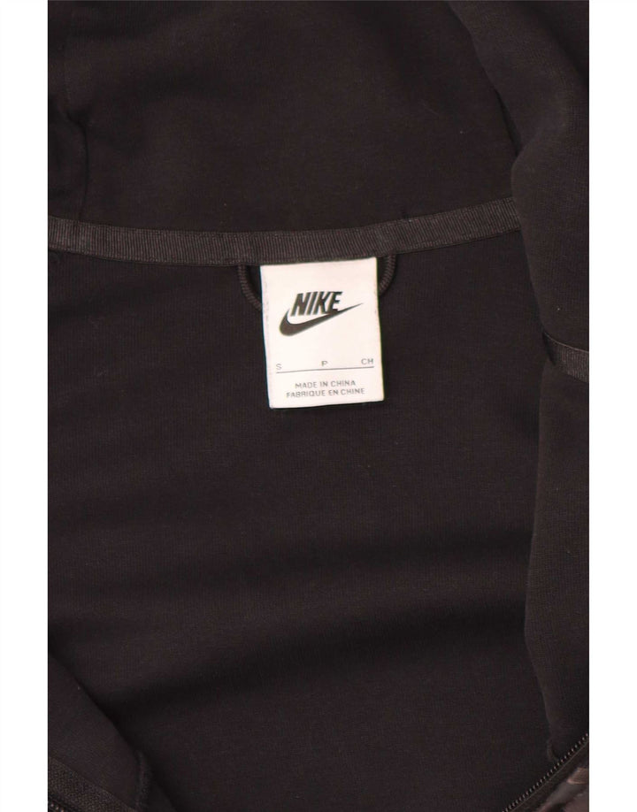 Felpa con cappuccio e zip oversize da donna Nike UK 10 piccola nera