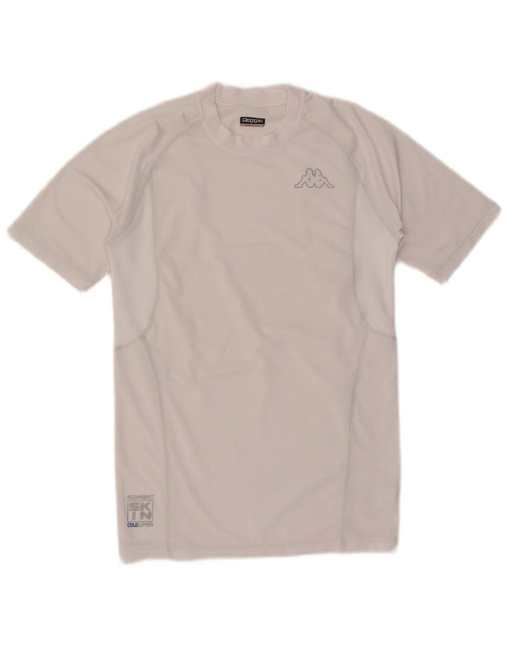 T-shirt uomo Kappa Top Small bianca in poliestere