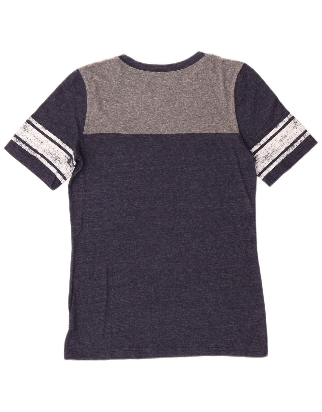 T-shirt grafica da donna Reebok Top UK 14 Large blu navy in poliestere