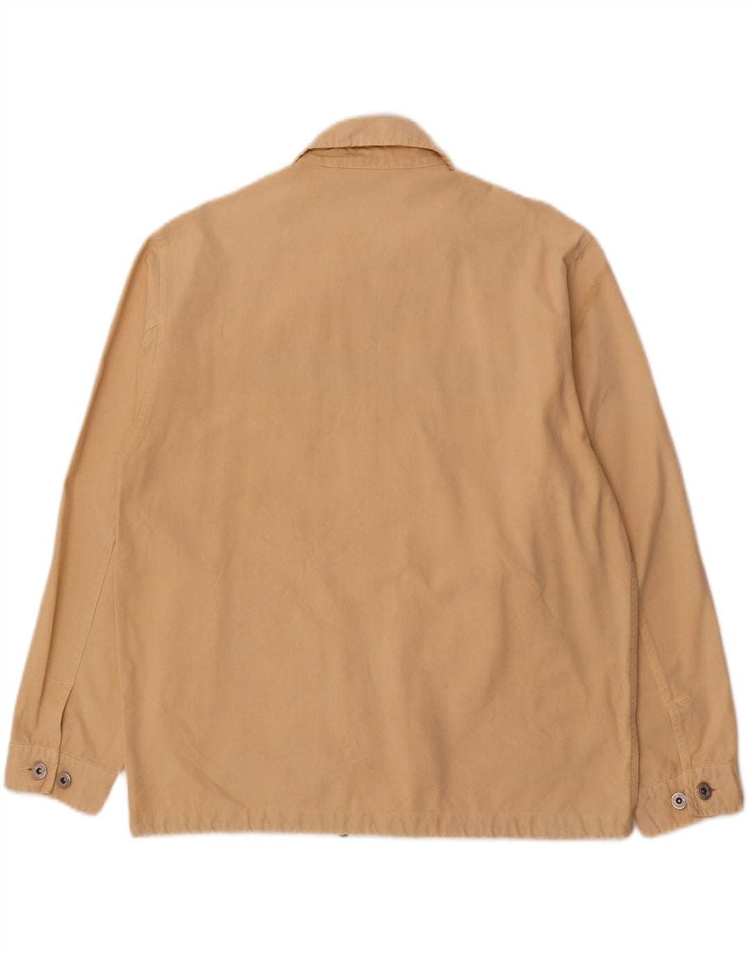 MURPHY & NYE Womens Bomber Jacket UK 14 Medium Beige Cotton Vintage Murphy & Nye and Second-Hand Murphy & Nye from Messina Hembry 
