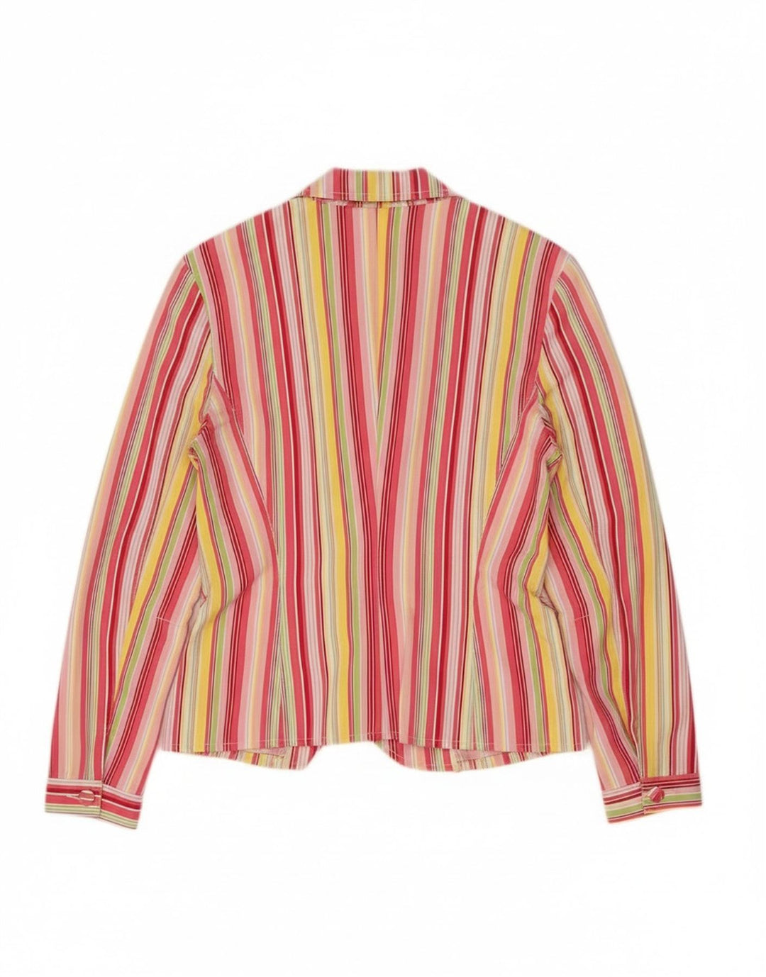 Giacca blazer corta da donna Tommy Hilfiger UK 12 a righe multicolori medie