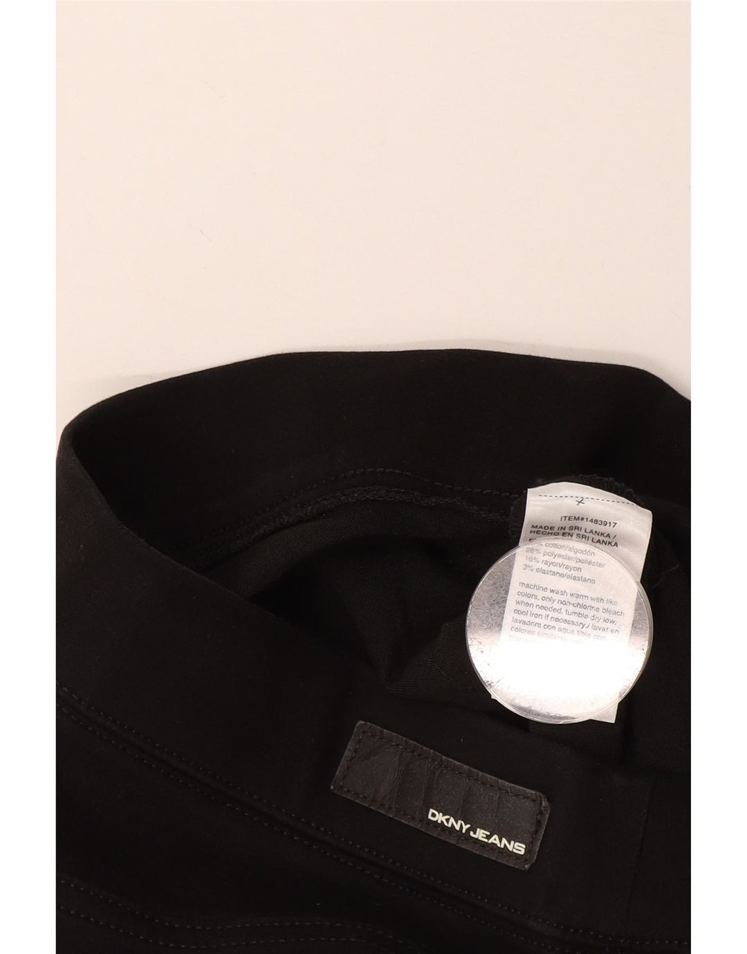 Bermuda da donna Dkny W30 cotone nero medio