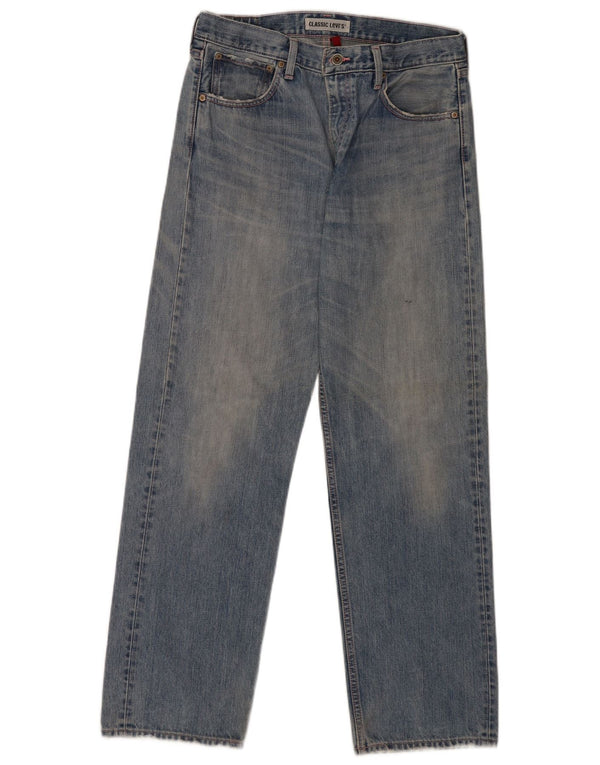Levi's Uomo 503 Jeans dritti W34 L33 Blu