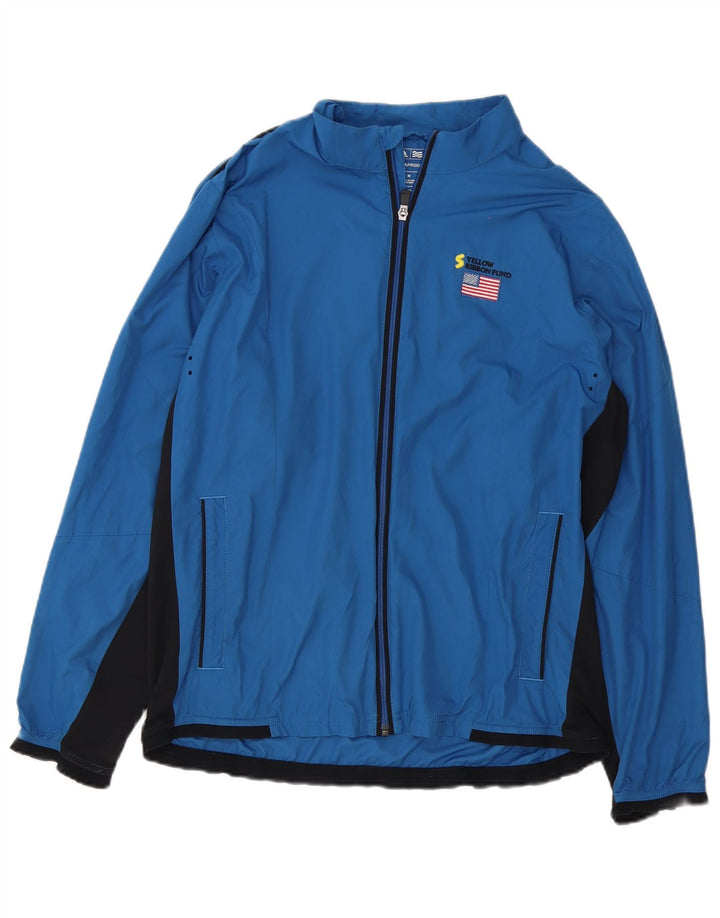 Giacca da allenamento Adidas Clima Proof da uomo, colore blu medio