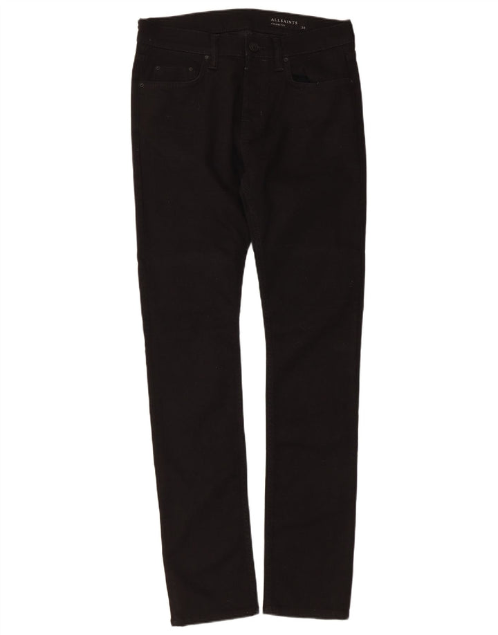 Jeans slim a sigaretta da uomo All Saints W30 L31 cotone nero