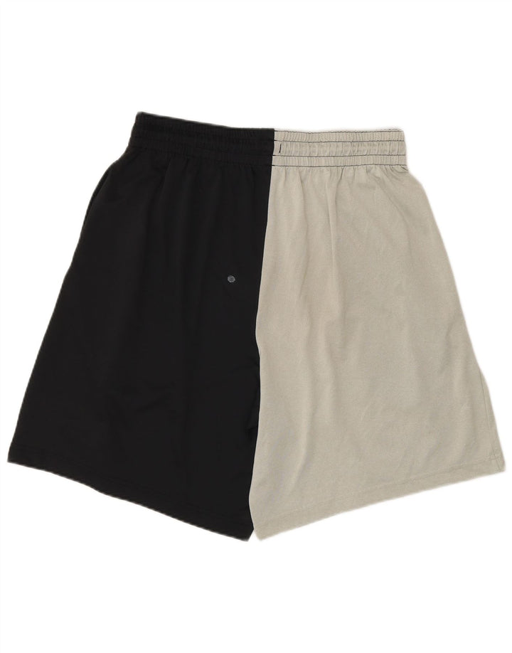 Pantaloncini sportivi Nike Dri Fit Graphic da uomo, grandi, in poliestere color block nero